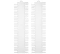 HOMSFOU Planche D'entraînement Nail Art 2 Pièces, Palette Vernis à Ongles 60 Couleurs Transparentes, Présentoir Conseils pour Ongles, Accessoire Nail Art pour Usage Personnel