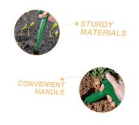 HOMSFOU Plantoir à Main Ergonomique pour Jardinage Perforateur Portable Plastique Outil pour Creuser la Terre et Planter Bulbes pour Légumes et Semis