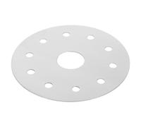 HOMSFOU Plaque Conductrice de Chaleur Facile à Nettoyer en Acier Inoxydable Argenté Compatible Pots à Ragoût et Casseroles Cuisine à Induction