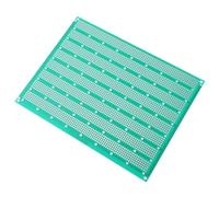 HOMSFOU Plaque de Circuit Imprimé Design Précis et Multifonction Vert Simple Face Carte en Fibre de Verre Cuivre pour Projets DIY pour Montage Électronique