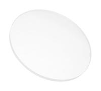 HOMSFOU Plaque De Gel Réutilisable Ronde 18x0,8 Cm pour Scrapbooking Et Création De Cartes, Outil D’Impression en Silicone Transparent, Loisirs Créatifs Et Journaling, Usage Artistique Polyvalent