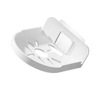 HOMSFOU Plastique Étagère Murale sans Perçage Blanc pour Caméra et Écran | Installation Facile, Retrait Rapide, Passage Discret des Câbles, Surface Lisse, Rangement Pratique pour Amplificateur Wi-fi