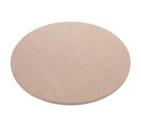 HOMSFOU Plateau de Poterie Rond Panneau de Densité Accessoire de Sculpture pour Tour de Poterie Matériel Pratique et Durable pour Artistes