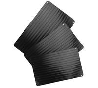 HOMSFOU Plateaux de Décongélation Rapide sans -ondes en Alliage D'aluminium 3pcs Conductivité Thermique pour Steak et Hamburger Vie Quotidienne Cuisine