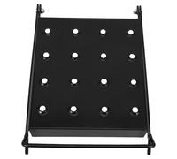 HOMSFOU Plateforme de Travail Pliable Antidérapante 38 X 28 CM en Fer Robuste Compatible Échelle Télescopique Portable Escabeau Compact pour Peinture et Travaux Ménagers