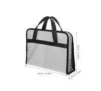 HOMSFOU Pochette Ignifuge pour Documents Mallette De Voyage Portable avec Serrure De Rangement pour Affaires Et Employés De Bureau