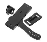 HOMSFOU Poignée de Porte Moustiquaire Droite pour Camping-car - Kit de Remplacement Loquet Sécurisé, Installation Facile, Compatible Caravanes et Remorques, Accessoires Camping Robustes