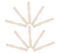 HOMSFOU Poignées D’éventail en Bois Naturel 60 Pièces 200 X 25 X 2 Mm, Manches pour Fabrication D’éventails Diy, Accessoires Artisanat Mariage et Fête, Bâtonnets Circulaires