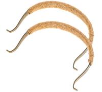 HOMSFOU Poignées de Théière Rétro Lot de 2 Poignées de Remplacement en Métal pour Bouilloire Usage Domestique Accessoire Pratique pour Cérémonie du Thé