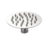 HOMSFOU Pomme de douche ronde ultra fine en acier inoxydable haute pression avec résistance à la chaleur, surface de finition miroir, durable et résistante à la pluie pour salle de bain