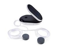 HOMSFOU Pompe à Air Alimentée par Solaire Portable 3 Modes de Fonctionnement pour Aquarium Batterie 3600mah Matériau Plastique Noir Pêche en Extérieur