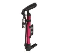HOMSFOU Pompe à Vélo Portable, Gonfleur de Pneus Mini en Alliage D'aluminium, Valves Standard et Presta, pour Vélo et Trottinette Électrique, Compact et Léger