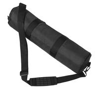 HOMSFOU Portable Cylindrical Carrying Case for Folding Music Stand and Cymbal Stand 50x13cm with Multiple Carrying Options Made of Cloth for Musicians on Commute and Gigs