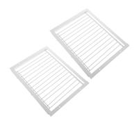 HOMSFOU Porte Cage Pigeons 2 Pièces 33X26Cm, Porte d'Activité Renforcée pour Cage Oiseaux Intérieures et Extérieures, Accessoires pour Piège Pigeon et Volière