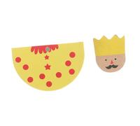 HOMSFOU Porte Cartes Huile Bois Finement Travaillé Support Photo Forme Soldat Casse Noisette Décor de Fête pour Souvenirs et Messages