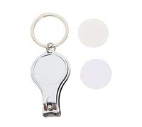 HOMSFOU Porte-clés Métal Multifonction Lot 2 Coupe-ongles Pratique Usage Maison Bureau Voyage Design Transfert Thermique