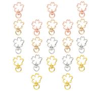 HOMSFOU Porte-Clés Sakura en 20Pcs pour DIY Pendentifs Décoratifs pour Paquet et Clés Accessoire Artisanat Compact