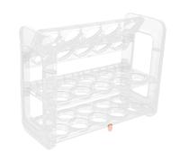 HOMSFOU Porte-œufs Niveaux Pour Porte De Réfrigérateur Support De Rangement Pour Œufs Casier à Œufs Pour Cuisine