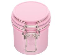 HOMSFOU Pot de Colle pour Faux Cils 200 Ml Rose, Bocal Hermétique de Conservation, Conteneur Étanche pour Extensions de Cils, Accessoire Professionnel pour Maquillage et Salon de Beauté