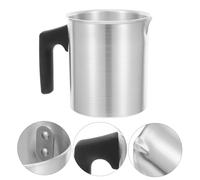 HOMSFOU Pot de Fusion Cire Aluminium avec Poignée et Bec Verseur Antidébordement pour Fabrication Bougies Parfumées et à DIY