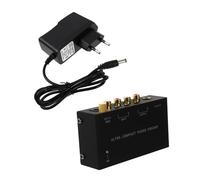 HOMSFOU Préampli Phono Stéréo Compact Préamplificateur pour Platine Vinyle Convertit Signaux Tourne-Disque