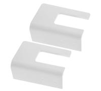HOMSFOU Présentoir Mural pour Skateboard en Acrylique Blanc, Style Moderne | Rangement Mural Minimaliste, Look Épuré, pour Longboards et Planches de Surf, Chambre ou Garage