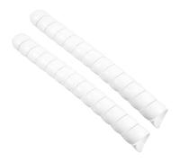 HOMSFOU Protecteurs de Tronc d'arbre en Spirale 40 CM, Lot de 2 Pièces Blanches, Protection Animaux Sauvages, Plastique Robuste, pour Jardins et Vergers