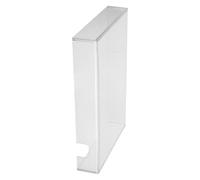 HOMSFOU Protection Clavier Transparent Anti-Poussière en Acrylique Rigide pour Ordinateur Portable 357X255X48 MM Housse Ajustée Anti-Chat pour Clavier de Jeu Élève Étui Solide Facile à