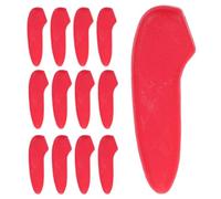 HOMSFOU Protections de Pointe pour Couteaux Cuisine en Plastique Rouge, Lot de 40 Manchons Anti-coupure Multifonction, Protège-lames pour Découpe Fruits Légumes, Étui Sécurité
