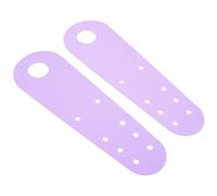 HOMSFOU Protège-Orteils 1 Paire pour Facile à Nettoyer Patins à roulettes Constante en Cuir Pourpre Accessoire pour Roller Skates