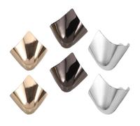 HOMSFOU Protège-Orteils Métalliques pour Talons Hauts 6 Pièces Lot - Couvre-Orteils Réutilisables en Fer pour Protection Talons Aiguille Femme Usage Quotidien