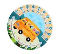 HOMSFOU Règle Bois pour Apprentissage Arithmétique Éducatif Portable pour Garçon Fille Règle de Décomposition Numérique pour Addition et Soustraction Matériel Pédagogique et Réutilisable