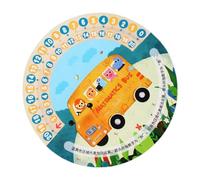 HOMSFOU Règle Bois pour Apprentissage Mathématique Éducatif de Décomposition des Outil Pratique pour Garçon Fille Solide et Sûr pour Addition et Soustraction Jusquà