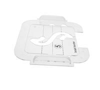 HOMSFOU Règle de Couture Acrylique pour Patchwork de Outil Diy de Couture avec Design Pratique et Surface Lisse pour Création de Motifs Uniques