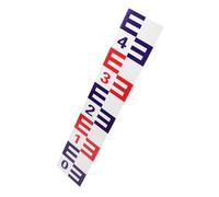 HOMSFOU Règle de Niveau D'eau Autocollante en Aluminium Réfléchissant, Jauge Résistante la Déformation la Corrosion, Outil de Mesure Précis pour Étang et Piscine, Adhésif Pratique et Solid