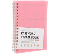 HOMSFOU Répertoire Alphabétique de Mots de Passe A6 avec Onglets, Carnet Mots de Passe Portable en Papier et PP, Gestion des Sites Web pour Maison et Bureau