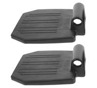 HOMSFOU Repose-pieds pour Fauteuil Roulant, 2 Pièces Robustes en Matériau Léger, Pédales Stables Adaptées aux Personnes Âgées, Accessoire Ergonomique pour Confort et Soutien Lors Mobilité