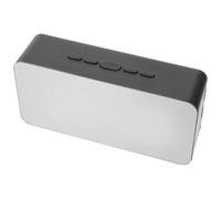 HOMSFOU Réveil Numérique LED Affichage de Température et Mémoire | Plastique Simple et Moderne, Batterie Intégrée, pour Bureau, Table de Nuit, Usage Quotidien