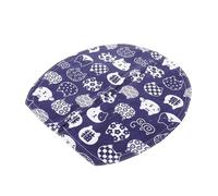 HOMSFOU Rideau de Porte en Coton et Lin avec Fermeture à Scratch Lavable Installation Facile pour Bac à Litière Automatique pour Bac à Litière de Chat