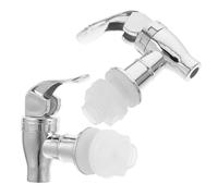 HOMSFOU Robinet Distributeur de Boisson Lot de 2 Pièces pour Carafe d'Eau et Bonbonne de Vin 16-22 MM Robinet en Plastique Résistant pour Usage Quotidien et Professionnel