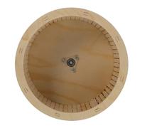 HOMSFOU Roue Bois pour Hamster Solide 1 Pièce, Accessoire de Jeu Silencieux pour Cages de Petits Animaux et Exercices Quotidiens Style Aléatoire