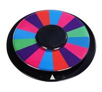 HOMSFOU Roue Fortune à Double Face 8/16 Cases Plateau Tournant de Jeu de Société Personnalisable Accessoire pour Soirée Bar et Karaoké Jeu D’Ambiance et Défis Amusants Roue Fortune