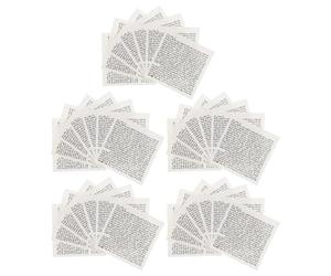 HOMSFOU Rouleau de Mezouza Messianique Parchemin de Bénédiction Biblique, Décoration Murale Juive pour Portes d'Entrée et Symboles Sacrés