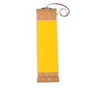 HOMSFOU Rouleau de Papier de Riz pour Calligraphie et Peinture, Parchemin Vierge 10x38 Cm Jaune Moutarde Dorure, Accessoire Artistique pour Artistes et Amateurs, Usage Traditionnel