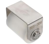 HOMSFOU Rouleau de Porte Coulissante 304 Acier Inoxydable avec Poulie Nylon Ø40X50Mm Roulettes de Porte Moustiquaire Silencieuses Guide-Rouleau à Roulement à Billes pour Installation et