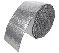 HOMSFOU Rouleau d'Isolation Réfléchissante à Double Bulle pour Fenêtres et Murs, Film Thermique pour Isolation Maison, Kit d'Isolation pour Toit et Garage