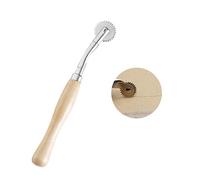 HOMSFOU Roulette de Traçage Dentelée Acier avec Manche Outil de Couture pour Marquage des Points Roue de Repassage pour Couture Manuelle