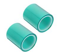 HOMSFOU Ruban Adhésif pour Résine Époxy DIY 2 Pcs 5 M Vert Pet Résistant Haute Température sans Trace pour Moulage, Bande de Finition et Décoration Artisanale