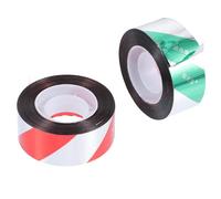 HOMSFOU Ruban Réfléchissant Effaroucheur d'oiseaux 2 Pcs Rouge Argenté Vert Argenté, Matériau Ultra-réfléchissant, Solide, pour Jardin, Verger et Protection Pigeons et Nuisibles