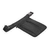 HOMSFOU Sac Banane Infirmière Noir en Nylon Résistant, Pochette Médicale Multifonction avec Compartiments Multiples, Organiseur de Rangement Pratique pour Outils et Accessoires de Travail